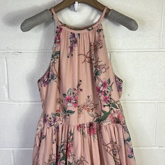 RTR Monique Lhuillier BridesmaidFloral Daniela Gown sz 10 Floral Wedding long - Picture 5 of 8